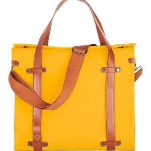 Modcloth Camp Director Snapped Tote Mustard